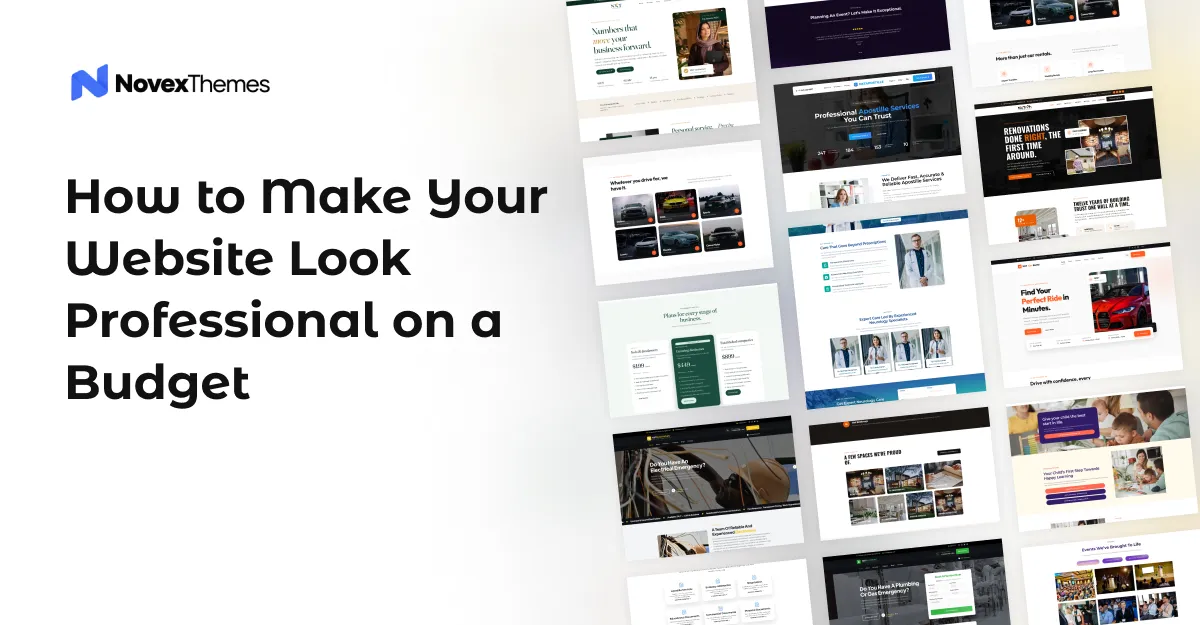 How to Make Your Website Look Professional on a Budget