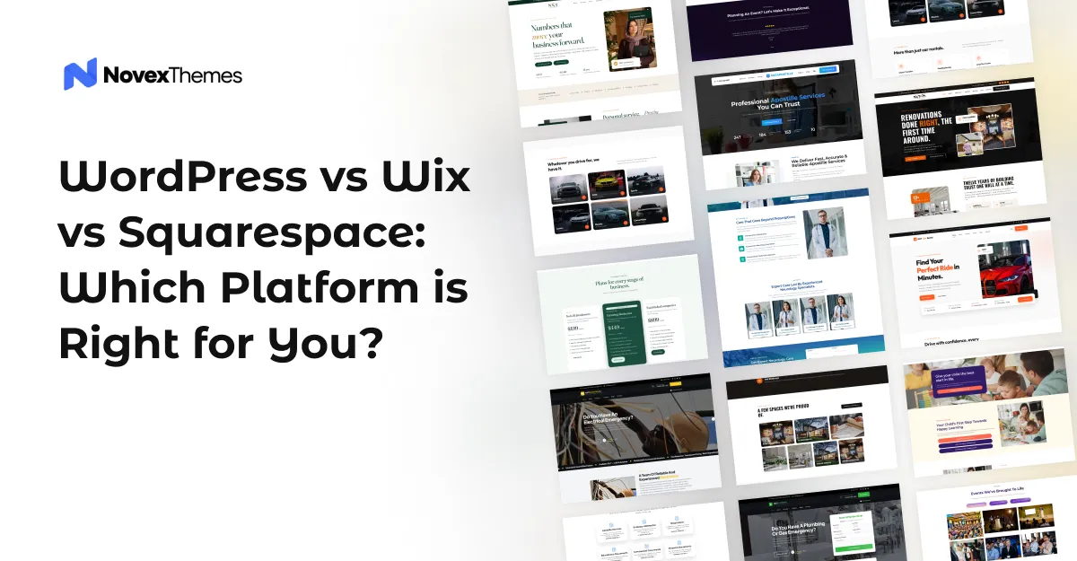 WordPress vs Wix vs Squarespace: Which Platform is Right for You?