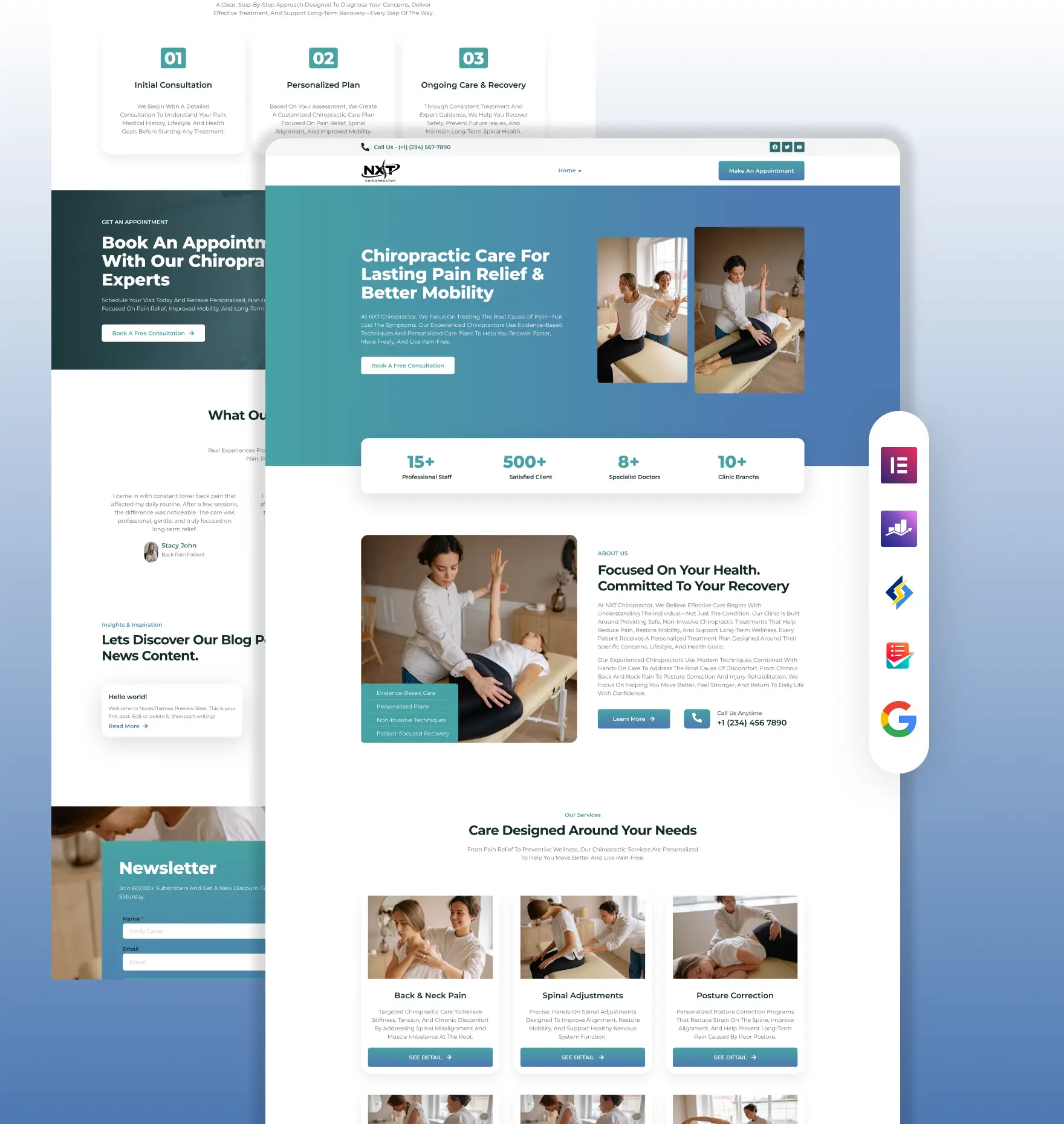 Premium Chiropractor WordPress Theme
