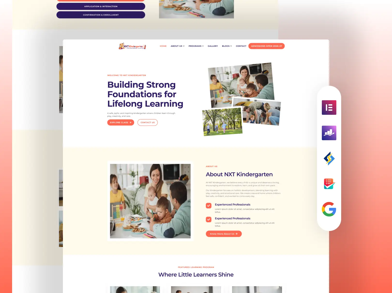 Premium Kindergarten WordPress Theme